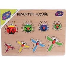 Mrs- 131-132 Ony Ahşap Tutmalı Puzzle Büyükten Küçüğe -Onyıl -548484