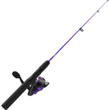 Zebco Dock Demon Iplik Makarası Veya Spincast Makarası ve Olta Kombinasyonu, 30 Inç Dayanıklı Fiberglas Çubuk, Quickset Anti-Reverse Balıkçılık Reel