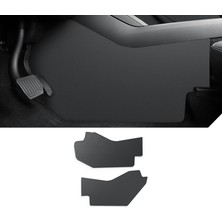 Oled Garaj Tesla Model Y Juniper Için Uyumlu Orta Konsol Koruyucu Set - 4 Parça Siyah