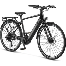 Mosso Horızon Elektrikli Şehir Bisiklet 500H Hyd 28 Jant 9 Vites Siyah