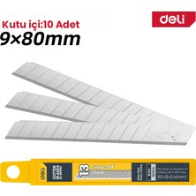 Deli Delı Profesyonel 9mm Maket Bıçağı Yedeği (13’lü)