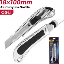 Deli Delı Profesyonel Alüminyum Alaşımlı  Maket Bıçağı 18MM