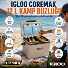 Igloo Buzluk Değil, Seyahat Arkadaşınız, Her Koşulda Dayanıklı Hafif ve Pratik, Coremax 12 Lt Kamp Buzluğu