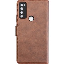 MobaxAksesuar Tcl 20 Se Kılıf Deri Deluxe Cüzdanlı Kapaklı Case