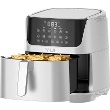 Yui Maxifry Pro Smart Airfryer M25 5.5 Lt Yağsız Beyaz Fritöz Outlet Teşhir Ürün