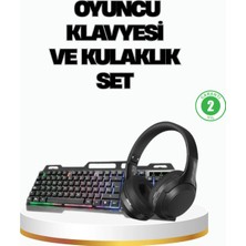 Sayarmarkt HN01 Kulaklık + PG-8018 Oyuncu Klavyesi Set
