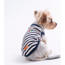 Pawstar Joy Embroline Tişört Kedi Köpek Tişörtü-Kedi Köpek Kıyafeti