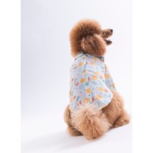 Pawstar Aqua Reverie Kedi Köpek Gömleği - Kedi Köpek Kıyafeti-Kedi Gömlek-Köpek Gömlek