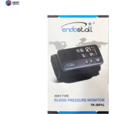 Endostall Yk-Ibpa1 Şarjlı LED Ekranlı Geniş Manşetli Kol Tipi Dijital Otomatik Tansiyon Aleti