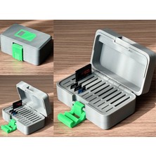 Print Zone Kilitli Sd ve Microsd Kart Saklama Kutusu - 24 Bölmeli Hafıza Kartı Organizeri