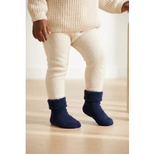 Bony Socks Bebek Havlu Soket Çorap Lacivert