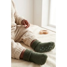 Bony Socks Bebek Havlu Soket Çorap Haki