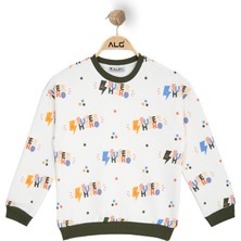 Alg ERKEK ÇOCUK SUPER HERO BASKILI SWEATSHIRT