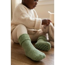 Bony Socks Bebek Havlu Soket Çorap Yeşil Karışık