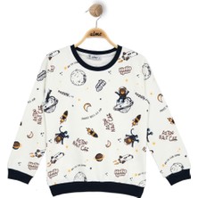 Alg ERKEK ÇOCUK UZAY TEMALI SWEATSHIRT