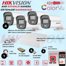 Hikvision 2 Mp Renkli Sesli Herşey Dahil Güvenlik Kamerası Seti Hikvision 2 Mp Renkli Sesli Herşey Dahil Güvenlik Kamerası Seti Hv-04