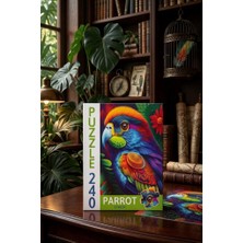 Farbu Oyuncak 240 Parça Parrot Sanatsal Renkli Papağan Puzzle 33X48CM Eğitici Çocuk Yapboz
