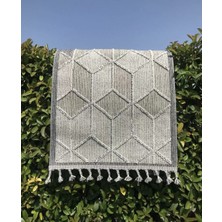 Eko Halı Soho Sh 03 Grey Hav Toz Vermez Hasır Dokuma Modern Makine Halısı