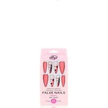 Eklips False Nails Takma Tırnak Stiletto Yapıştırıcılı 24 Adet
