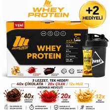 Mustang Nutrition Whey Protein 72 Saşe 2880 Gr Karışık Aroma + Shaker + Protein Kahve Hediyeli