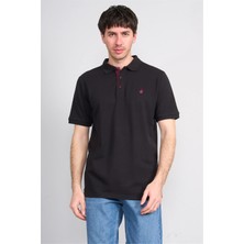 Çetinkaya Chester Polo 3047 Polo Yaka Regular Pike T-Shirt Siyah