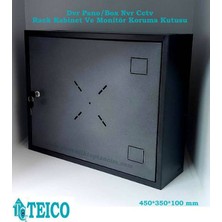 4u Dvr Nvr Box Pano Rack Kabineti ve Monitör Koruma Panosu TEICO-5040