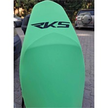 Vizyontek Rks Tüm Modellere Uyumlu Motosiklet Koltuk Kılıfı Fıstık Yeşili