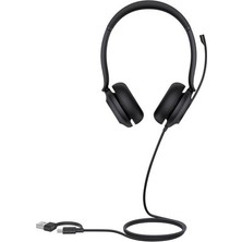 Marmara Qumasch Yealınk UH35 Dual Uc Usb-C/a Teams Uyumlu Çift Taraflı Taçlı Kulaklık