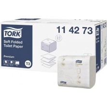 Tork Katlamalı Yumuşak Tuvalet Kağıdı Premium 252 x 30