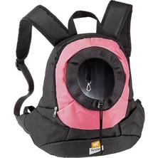 Bezos Kangoo Küçük Irk Köpek Sırt Çantası 41X20X43 cm Pembe