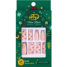 Eklips False Nails Takma Tırnak Yapışkanlı 24 Adet