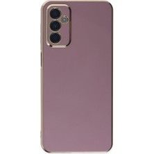 Mudanis Samsung Galaxy M23 Kılıf Volet Silikon - Mor