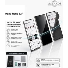 Oppo Reno 12F Uyumlu Hayalet Nano Kırılmaz Hidrojel Ekran Tpu Film Astakos