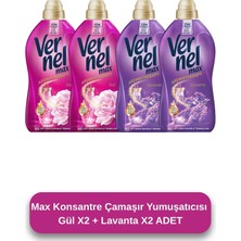 Vernel Max Gül 2x1.44L & Vernel Max Taze Lavanta 2x1.44L