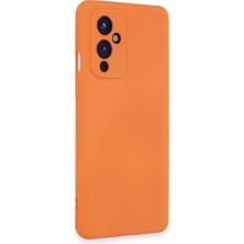 Mudanis One Plus 9 Kılıf Nano Içi Kadife Silikon - Turuncu