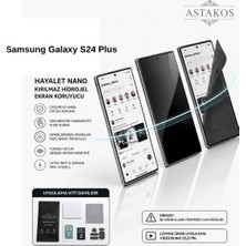Samsung Galaxy S24 Plus Uyumlu Hayalet Nano Kırılmaz Hidrojel Ekran Tpu Film Astakos