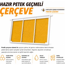 Aksaray Arıcılık Hazır Petek Geçmeli Pratik Plastik Çerçeve
