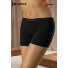 Gd Goldoremi 3125 Premium Seri Kadın Pamuklu Likralı Esnek Yumuşak Boxer Külot 1 Adet