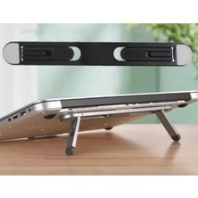 Ulora Siyah 2 Kademeli Katlanabilir ve Yapışkanlı Laptop Standı