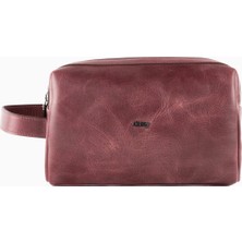 Damy Hakiki Deri Unisex El Çantası 8415 - Bordo