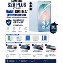 Astakos Samsung S26 Plus Uyumlu Nano Hidrojel Kırılmaz Ekran Koruyucu Darbe Emici Film