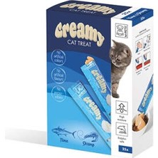 Bezos Ton Balıklı ve Karidesli Krema Kedi Ödül Maması 25X15 gr
