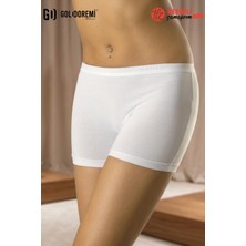 Gd Goldoremi 3125 Premium Seri Kadın Pamuklu Likralı Esnek Yumuşak Boxer Külot 1 Adet