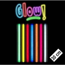 Ulora Karanlıkta Parlayan Fosforlu Glow Stick Kalın 30 cm 1 Adet