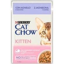 Bezos Kitten Pouch Kuzulu Yavru Kedi Konservesi 12 Adet 85 gr