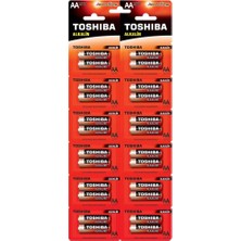 Toshiba Toshıba Lr6 24LÜ Kartela Alkalin Aa Kalem Pil