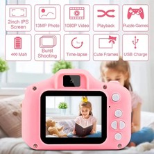 Hereveoyuncak Mini Kamera Fotoğraf Makinesi Pembee