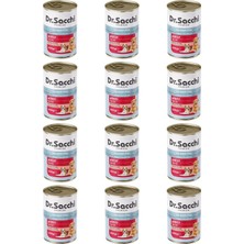 Dr.sacchi Yetişkin Köpek-Sığır Etli 400GR x 12 Adet