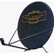 Millenium 70CM 0.60MM Off - Set Çanak Anten Siyah