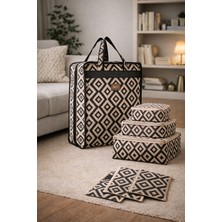 Empressco Morbebe 7 Li Set Premium Ayakkabı Hurcu 6 Bölmeli Ayakkabı Organizer I Bohem 6’lı Valiz Düzenleyici Set - Fiyatı, Yorumları